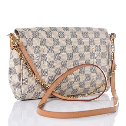 Louis Vuitton Damier Azur Favorite MM 3 of 10