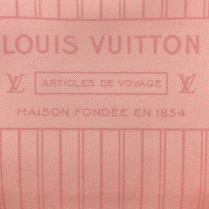 Louis Vuitton Damier Azur Neo Neverfull MM Rose Ballerine 9 of 11