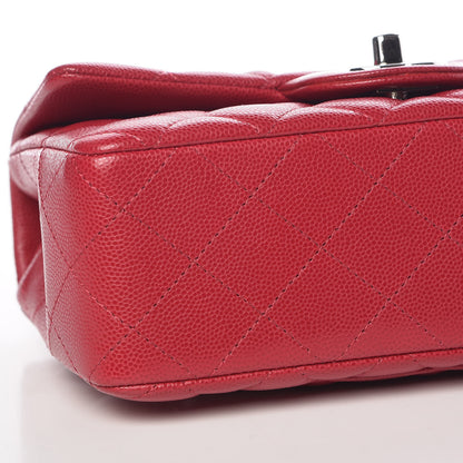 Chanel Caviar Quilted Mini Rectangular Flap Red 9 of 11