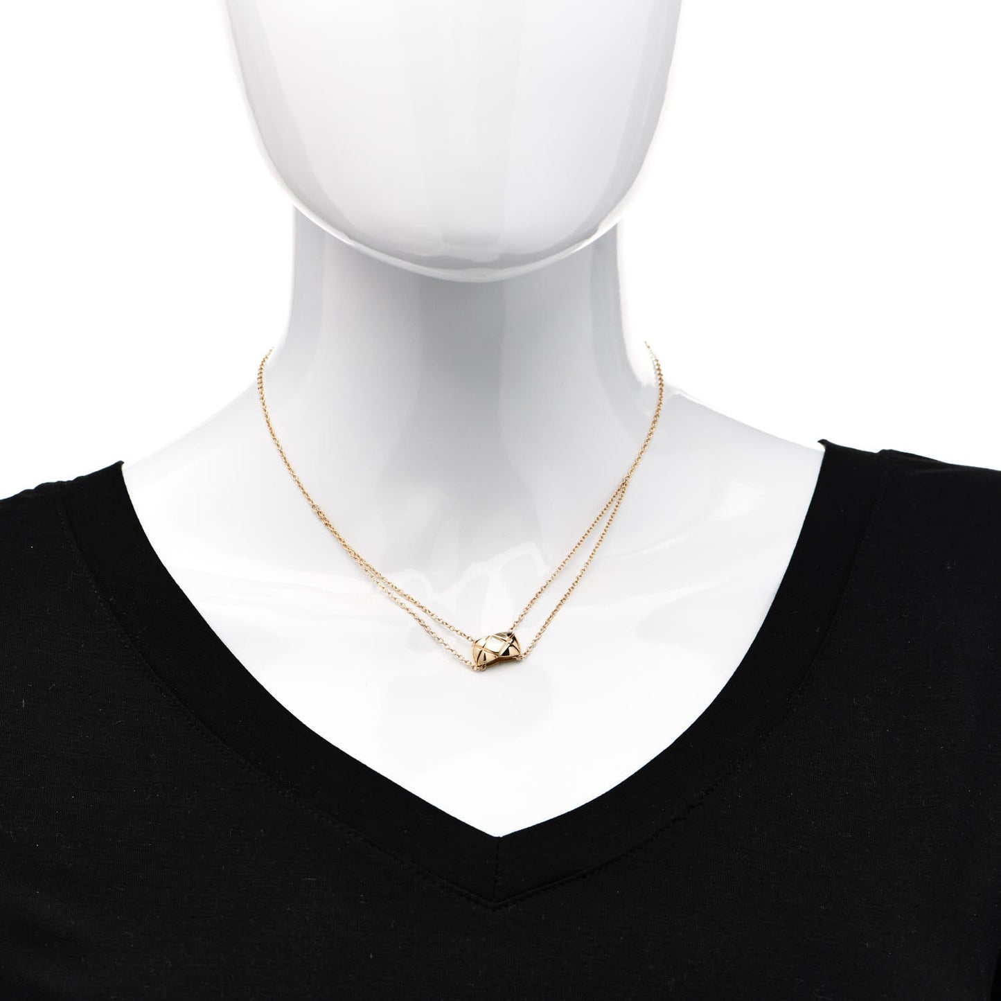18K Yellow Gold Coco Crush Pendant Necklace