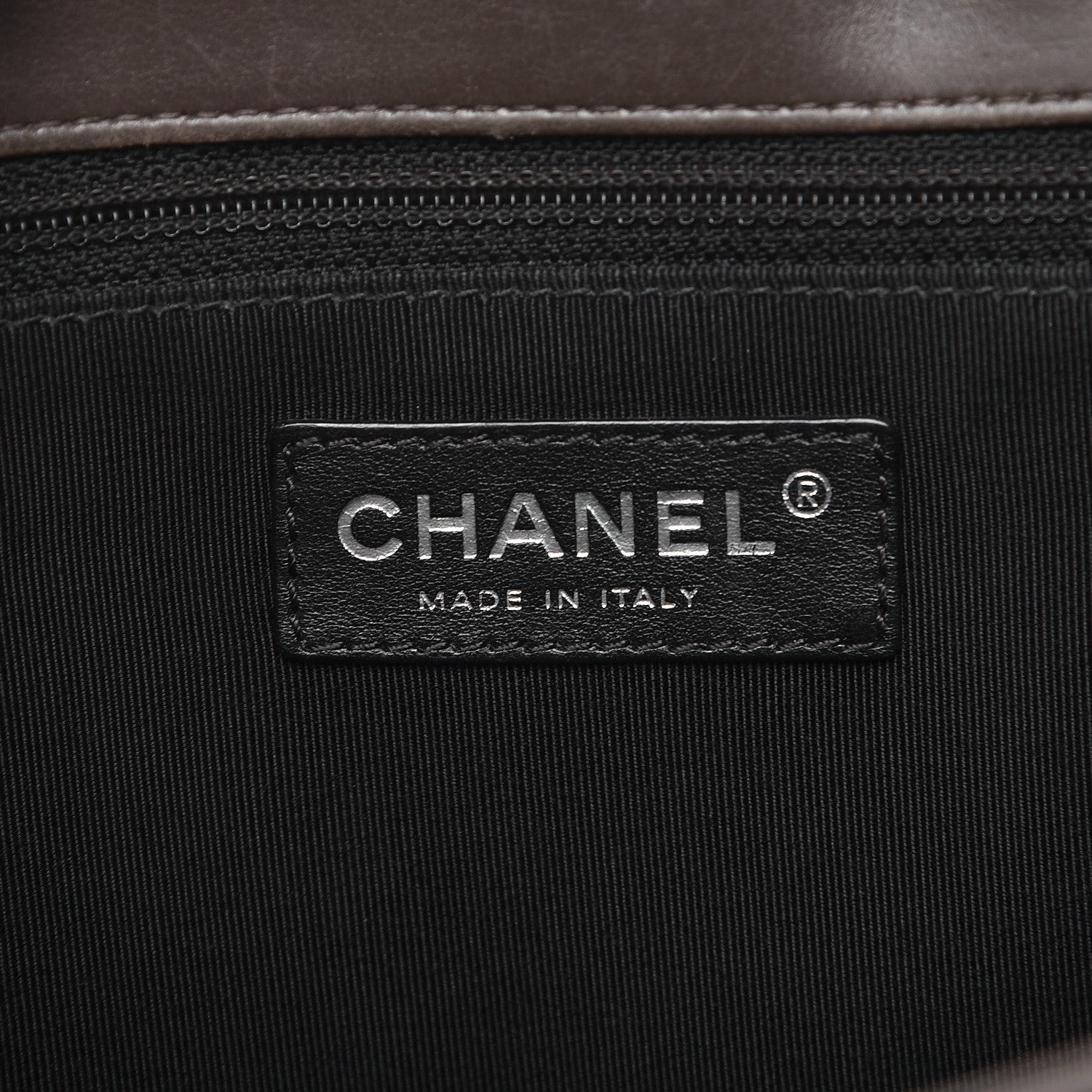 Chanel Glazed Calfskin Large Boy Flap Brown 7 of 12