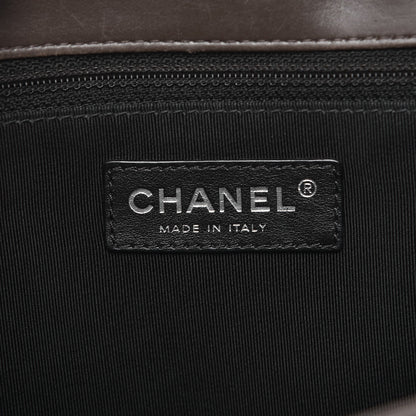 Chanel Glazed Calfskin Large Boy Flap Brown 7 of 12
