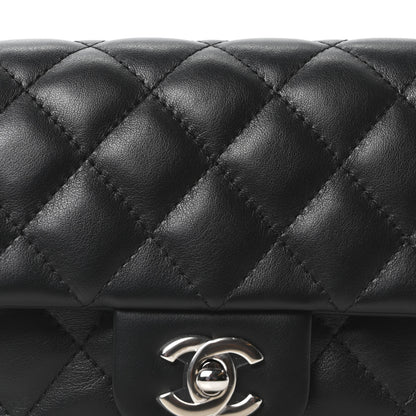 Chanel Calfskin Quilted CC Uniform Flap Belt Bag Black 8 of 10