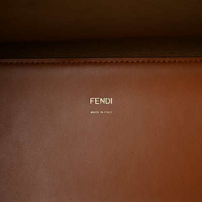 Fendi Vitello King Plexiglass Medium Fendi Sunshine Shopper Tote Cuoio 6 of 11