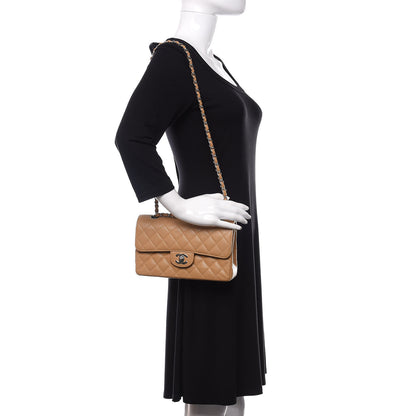 Chanel Caviar Quilted Small Double Flap Beige 3 of 16
