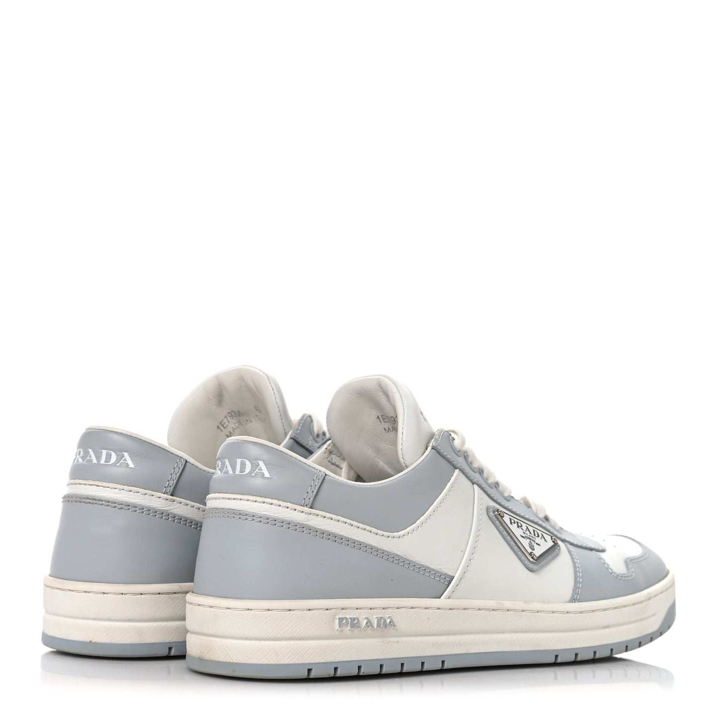 Vitello Sport Spazzolato Rois Triangle Logo Womens Downtown Low Top 30mm Sneakers 40 White Fiordaliso