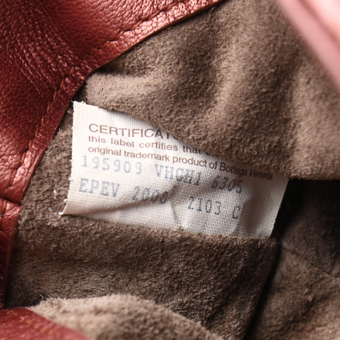 Nappa Intrecciato Clutch Brown