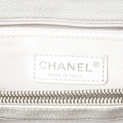 Chanel Caviar Quilted Grand Shopping Tote GST White 6 of 7