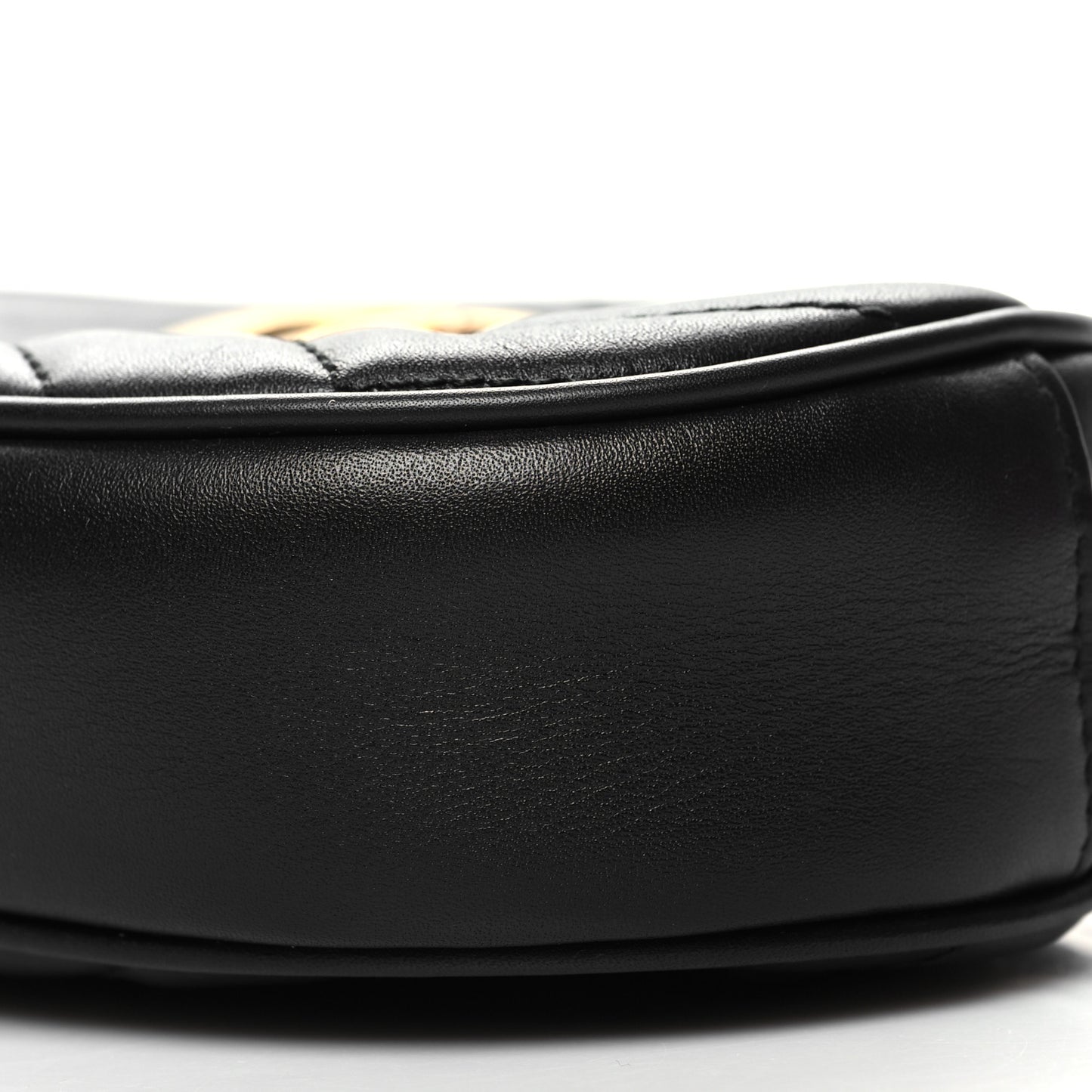 Calfskin Matelasse GG Marmont Belt Bag 75 30 Black