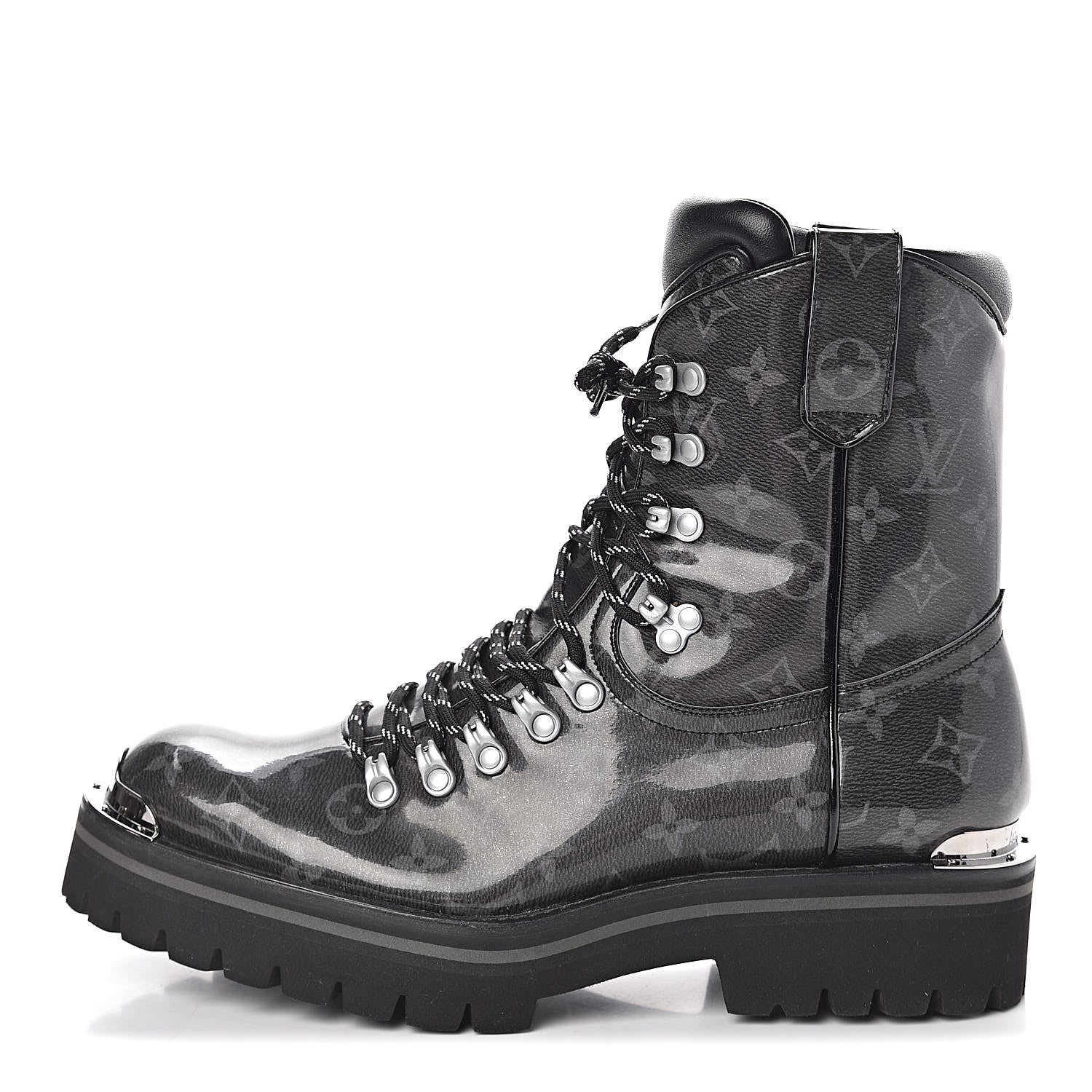 Louis Vuitton Monogram Eclipse Glaze Mens Outland Ankle Boots 8 1 of 8