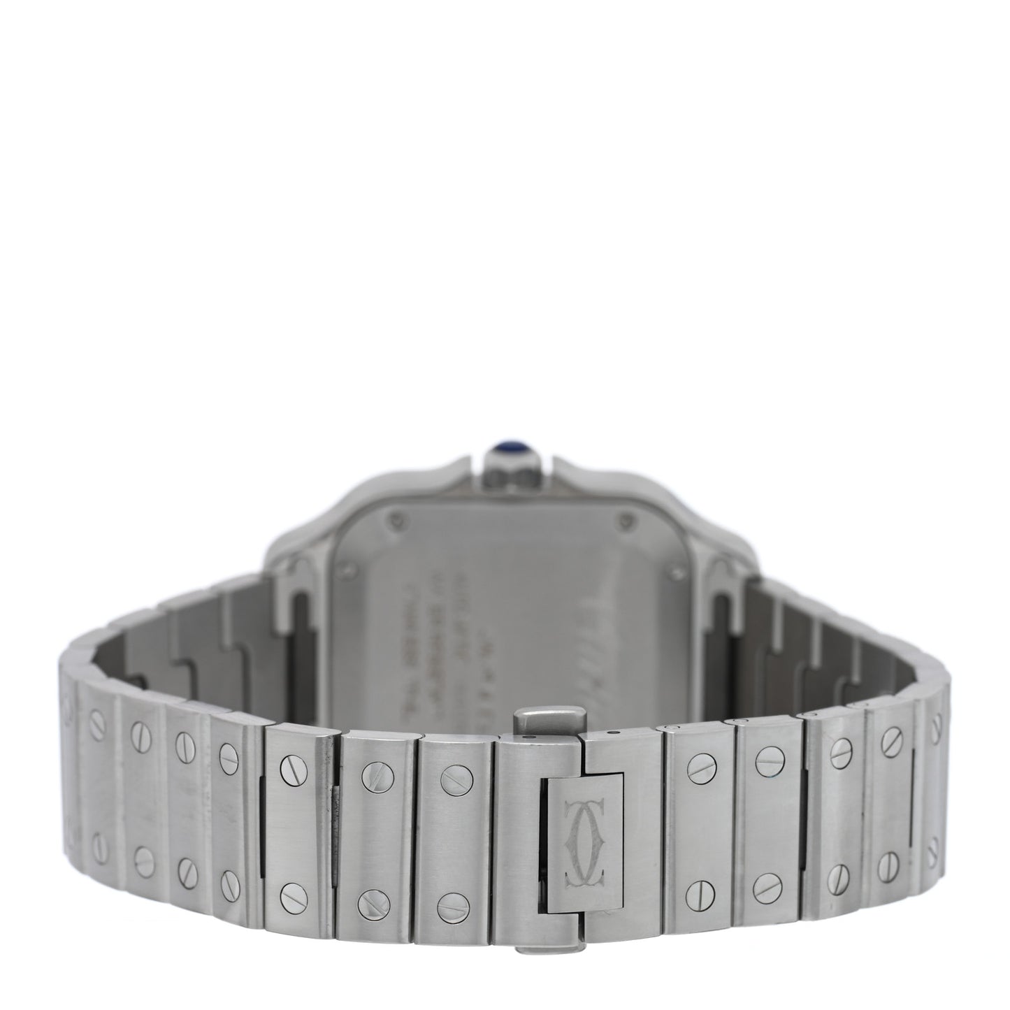 Stainless Steel Diamond Bezel 35mm Santos de Cartier Automatic Watch