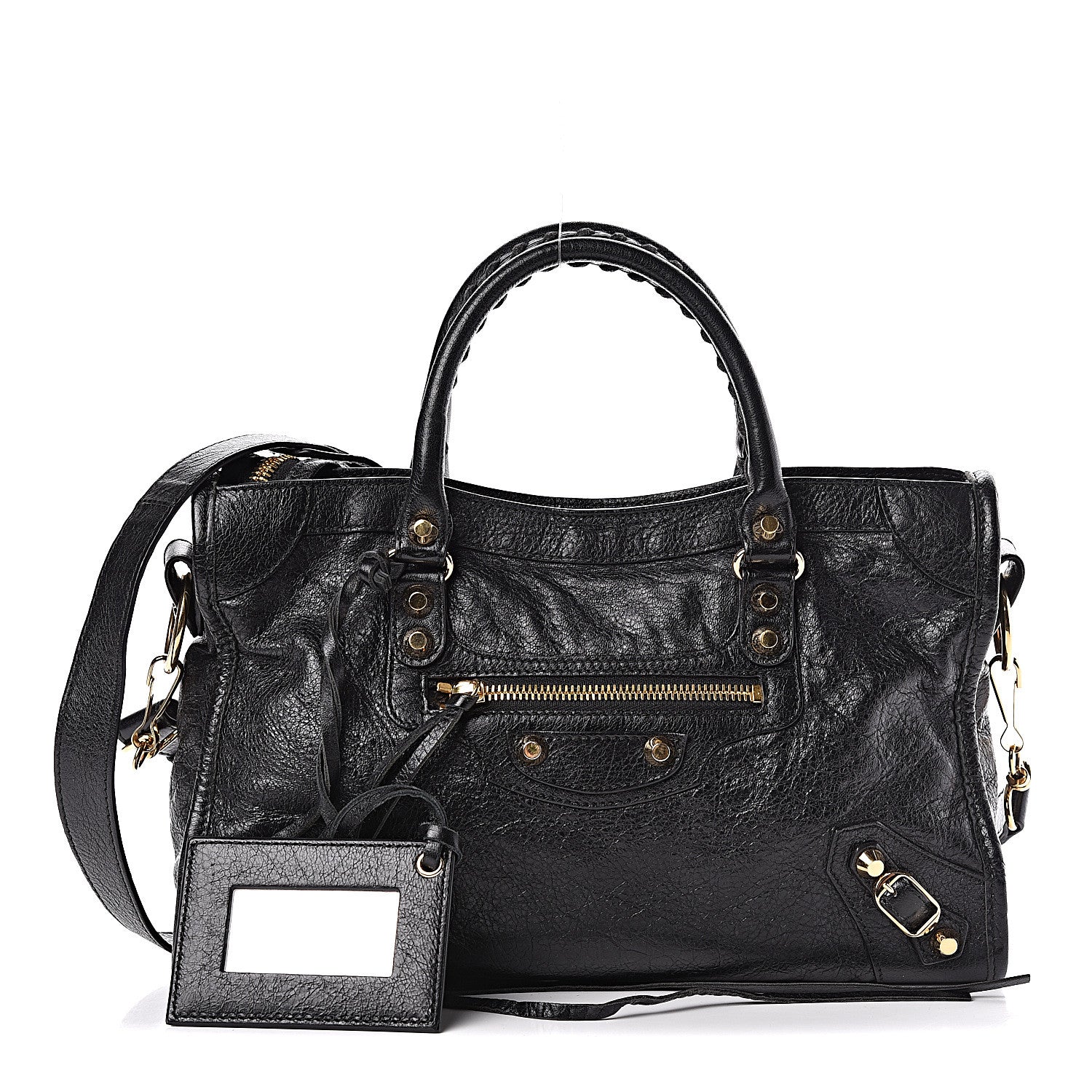 Balenciaga Agneau Classic Gold Hardware S City Black 2 of 12
