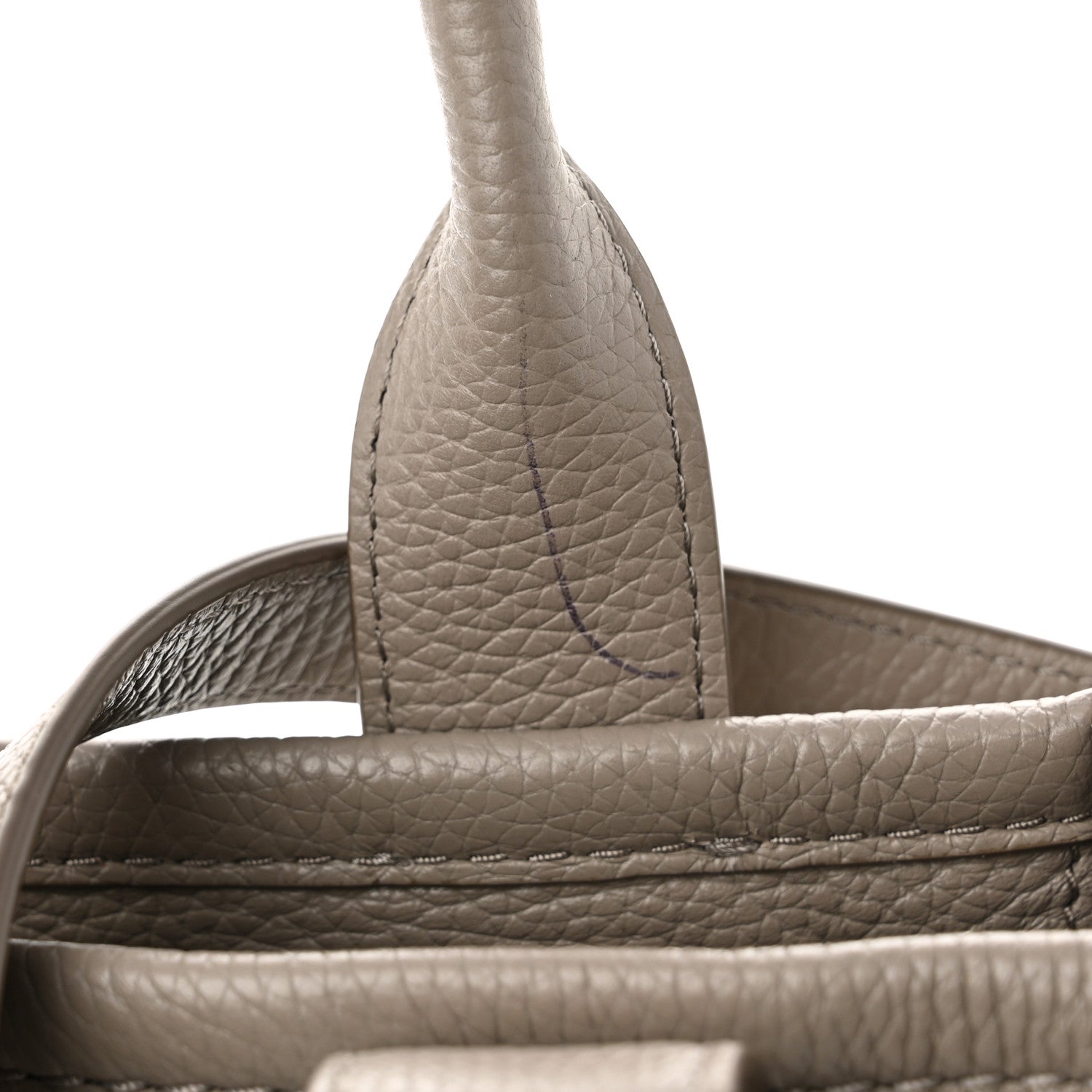 Marc Jacobs Grained Calfskin Small The Tote Bag Taupe 12 of 13