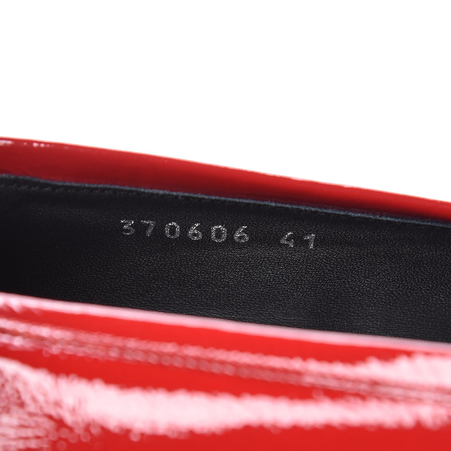 Naplack Patent Horsebit Womens Banks Loafers 41 Red
