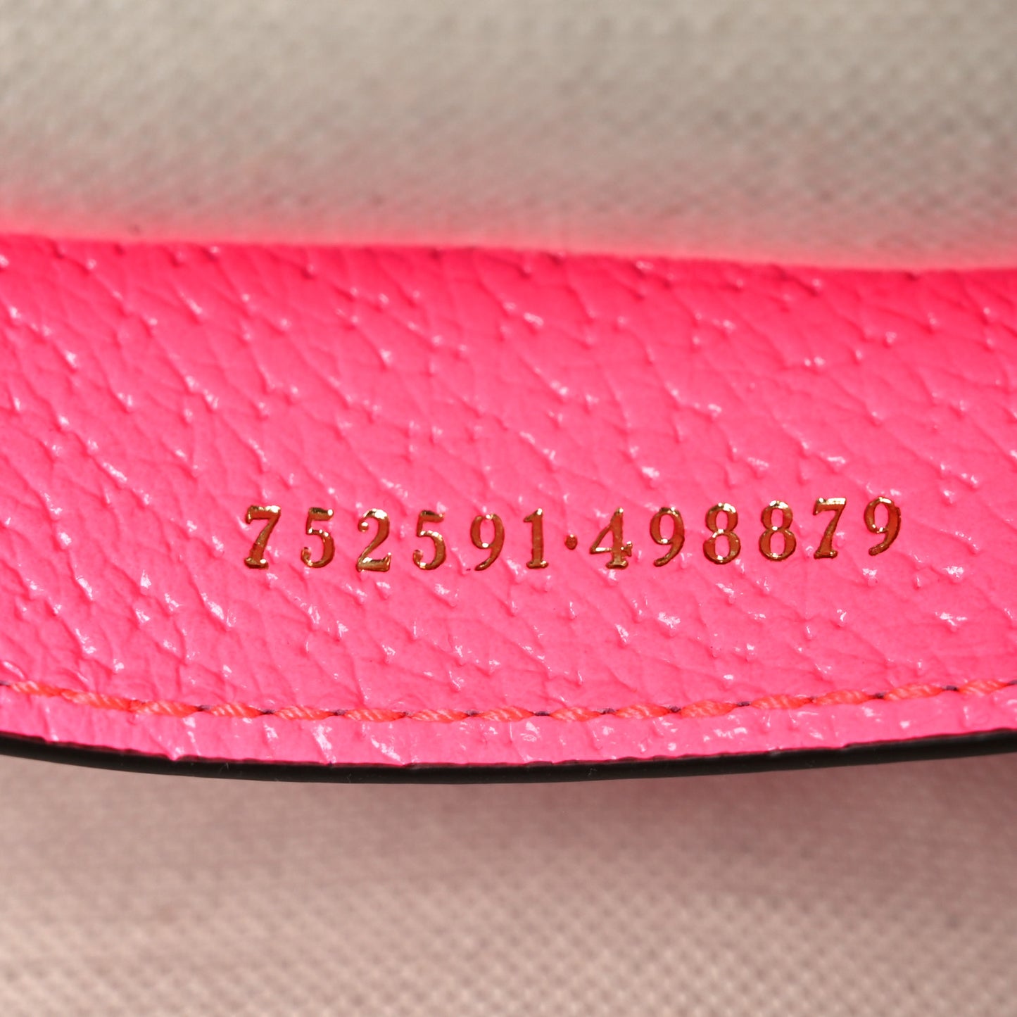 GG Supreme Monogram Textured Dollar Calfskin Web Ophidia Small Crossbody Bag Beige Ebony Fuchsia