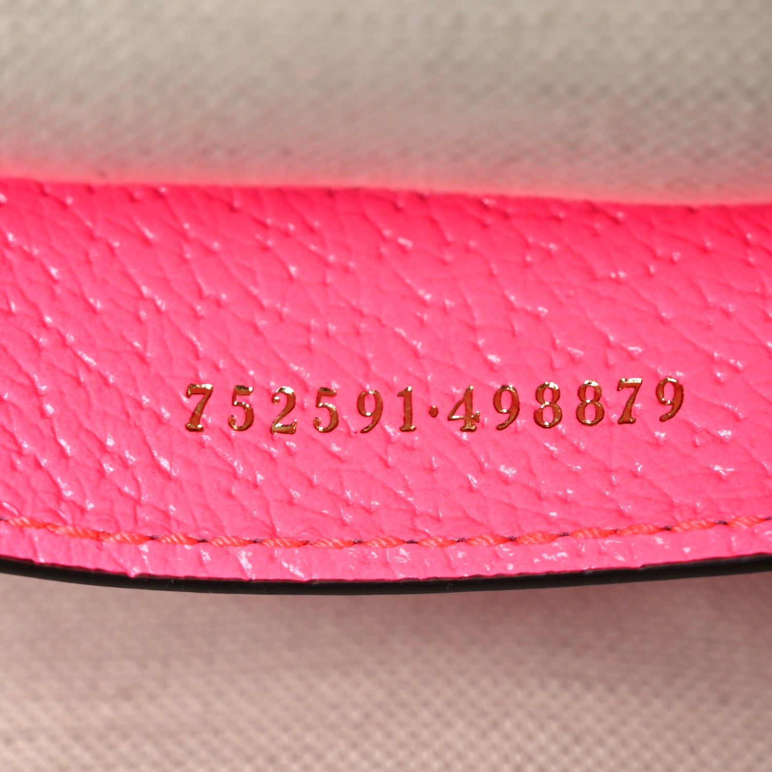 Gucci GG Supreme Monogram Textured Dollar Calfskin Web Ophidia Small Crossbody Bag Beige Ebony Fuchsia 7 of 10