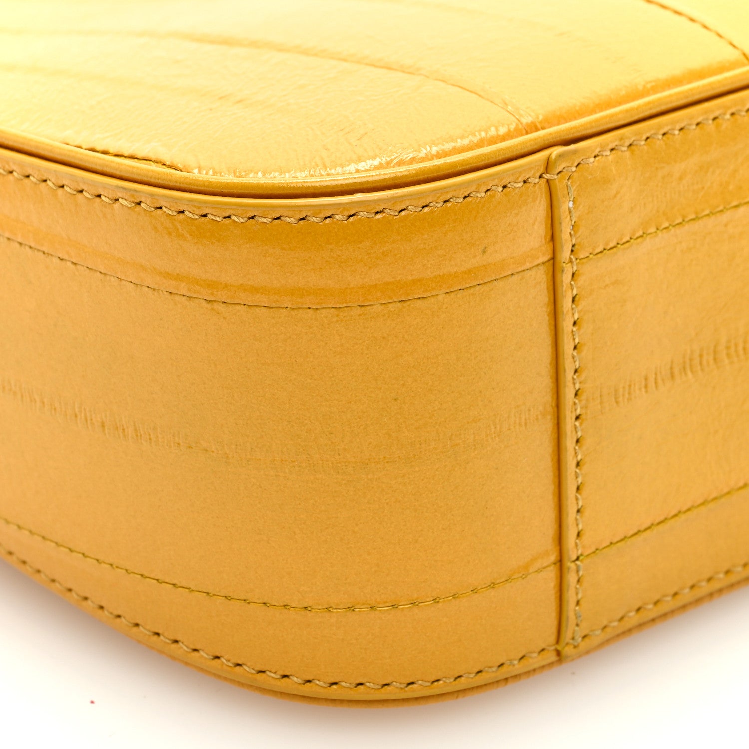 Saint Laurent Eelskin Le 5 A 7 Hobo Mimosa Yellow 7 of 8