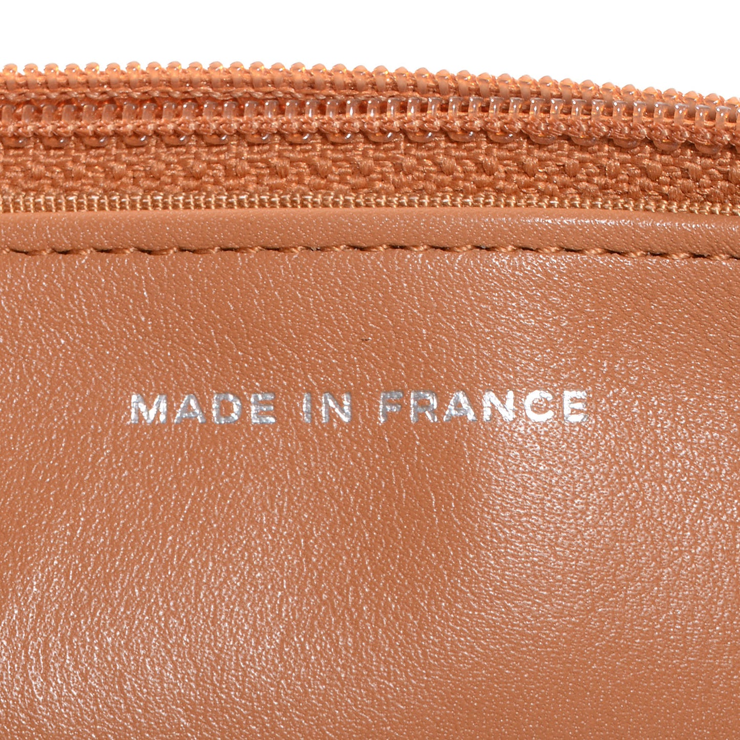 Caviar Quilted Wallet On Chain WOC Metallic Copper