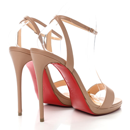Christian Louboutin Nappa Loubi Queen 120 Pumps 39 Nude 4 of 8