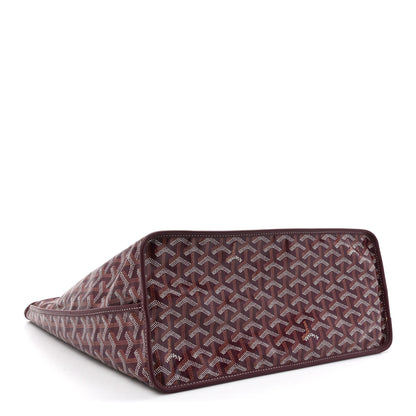 Goyard Goyardine Reversible Anjou PM Burgundy 7 of 17