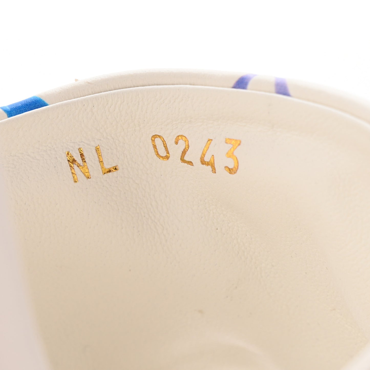 Lambskin Embossed Monogram By The Pool Revival High Heel Mules 39 Blue