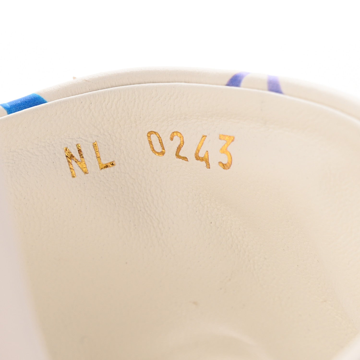 Louis Vuitton Lambskin Embossed Monogram By The Pool Revival High Heel Mules 39 Blue 9 of 9