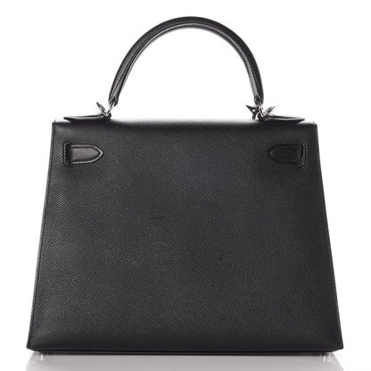 Hermes Epsom Kelly Sellier 28 Black 5 of 36