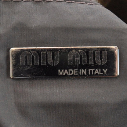 Miu Miu Leather Suede Messenger Bag Unisex 6 of 7