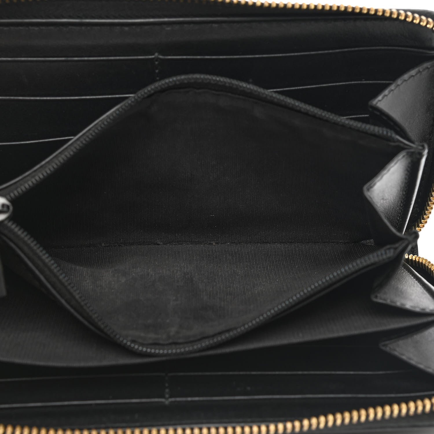 Gucci Smooth Calfskin Zip Around Wallet Black 8 of 14