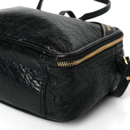Balenciaga Agneau S Blanket Square Tote Black 8 of 9