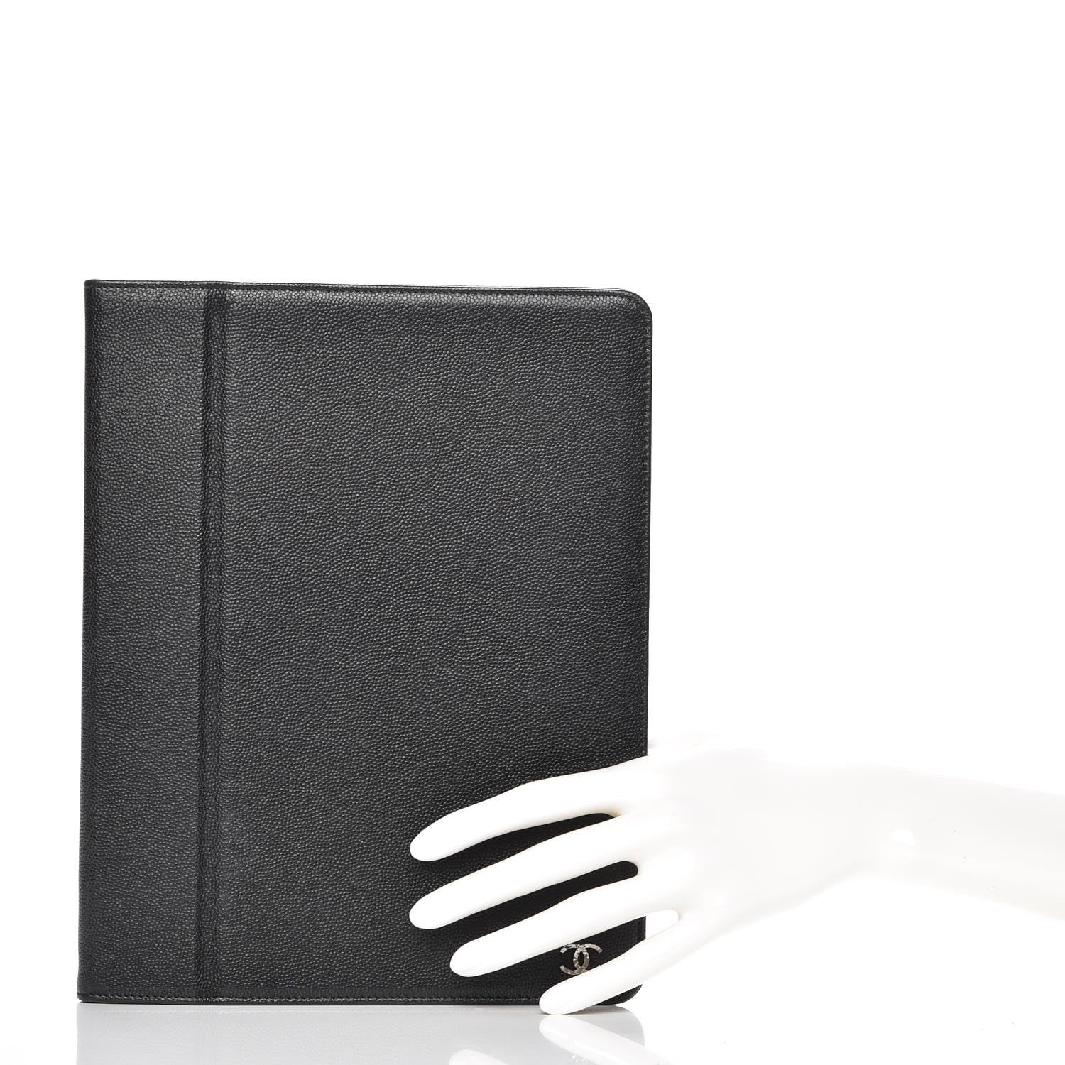 Chanel Caviar Sevruga iPad Case Black 2 of 7