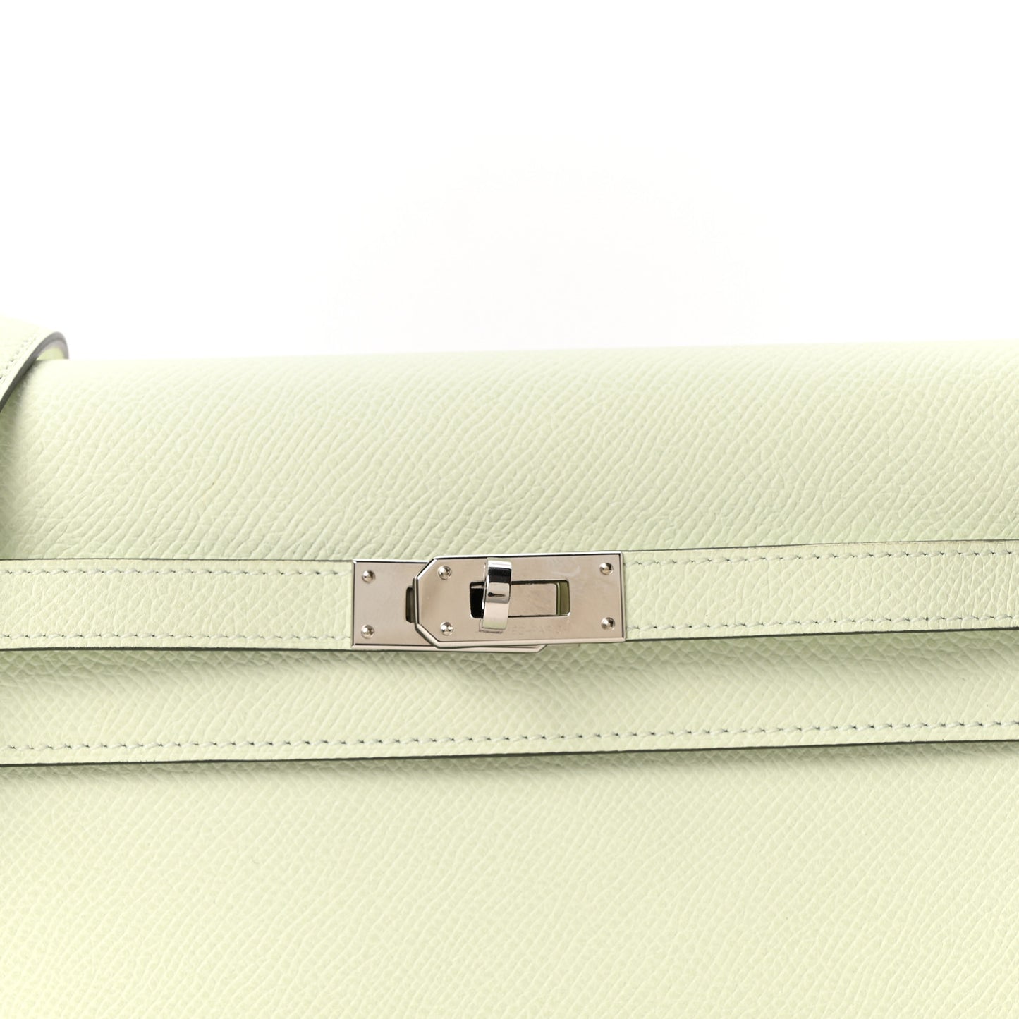 Epsom Kelly Wallet To Go Vert Fizz