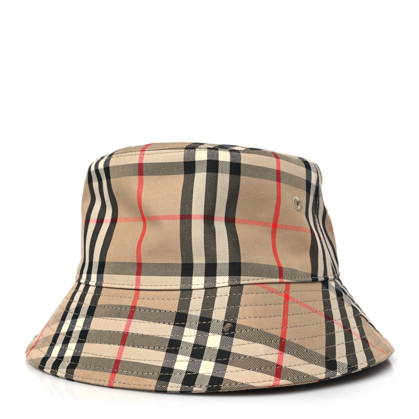 Technical Cotton Vintage Check Bucket Hat M Archive Beige