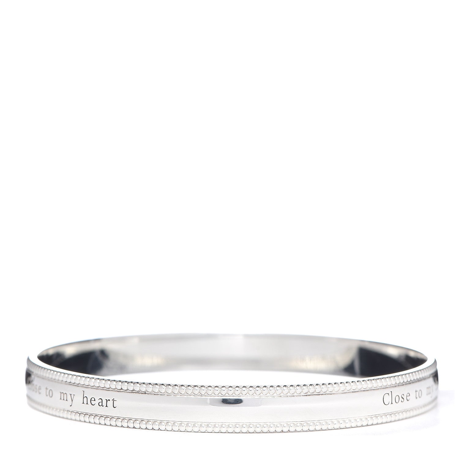 Tiffany Sterling Silver Close To My Heart Bangle Bracelet 3 of 5