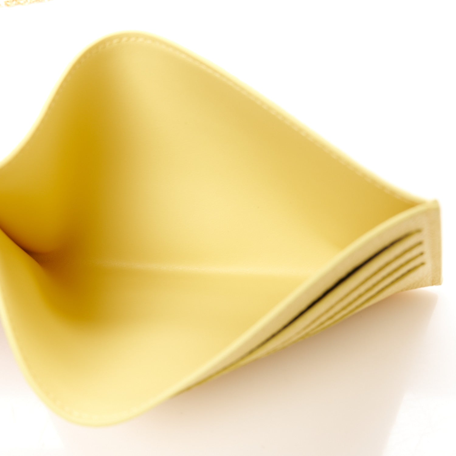 Louis Vuitton Empreinte Spring in the City Felicie Pochette Chain Wallet Pink Beige Yellow 11 of 14