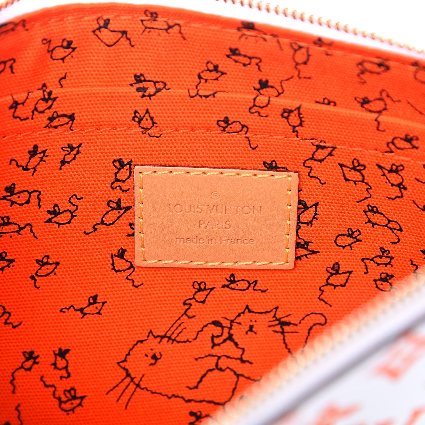 Catogram Neverfull MM GM Pochette White