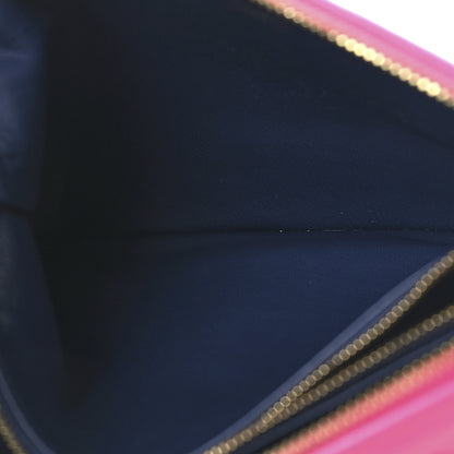 Louis Vuitton Lambskin Embossed Monogram Coussin PM Rose Bougainvillier Pink 5 of 13