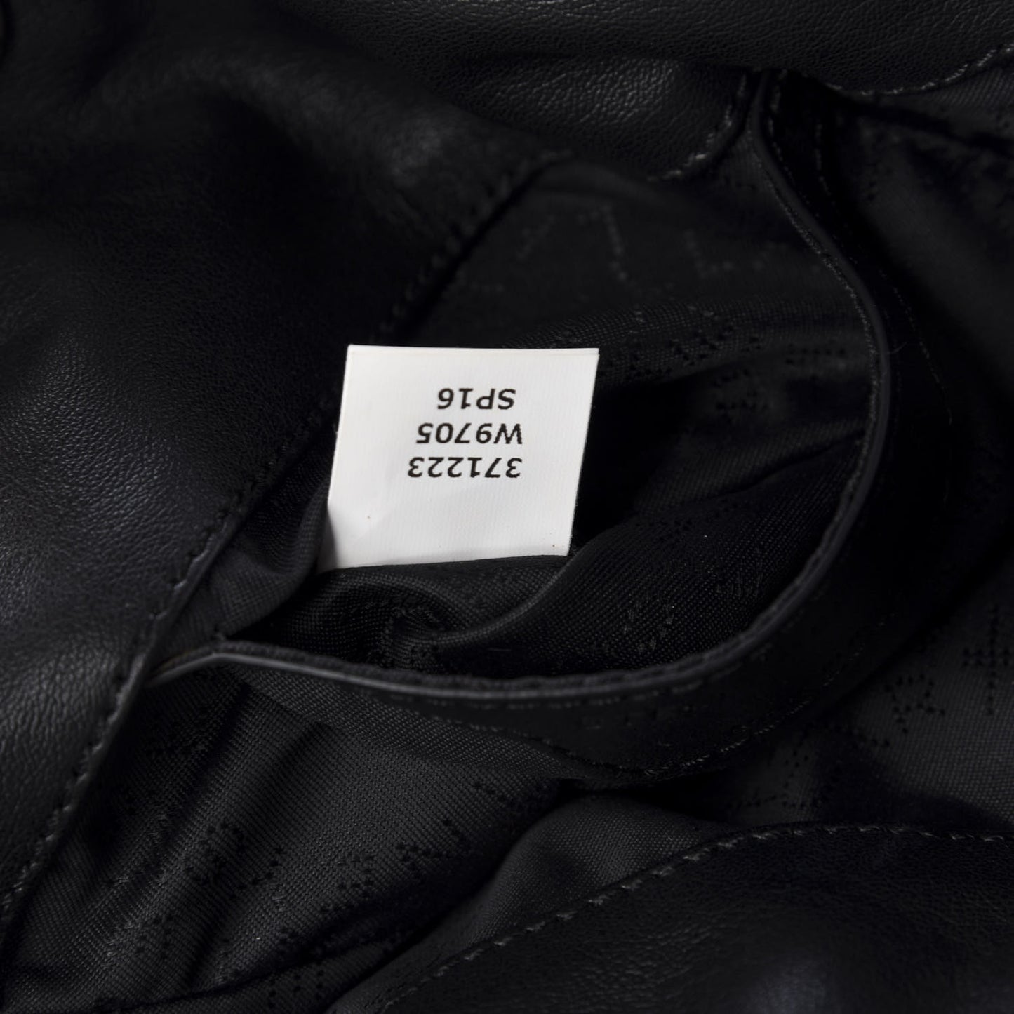 Eco Alter Nappa Embossed Mini Star Falabella Tote Black Pink
