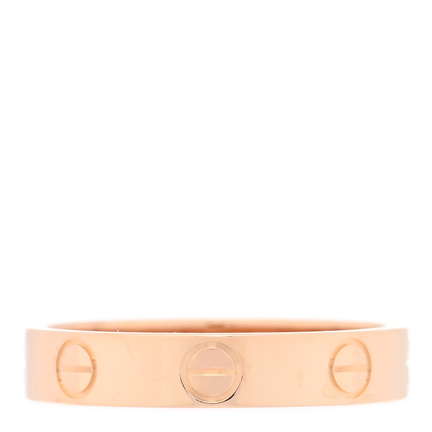 Cartier 18K Pink Gold 3.5mm LOVE Wedding Band Ring 52 6 3 of 4