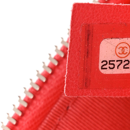 Chanel Crumpled Calfskin PVC Quilted Backpack Pink 8 of 13