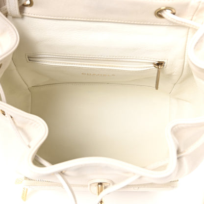 Chanel Caviar Quilted Business Affinity Backpack White 5 of 10