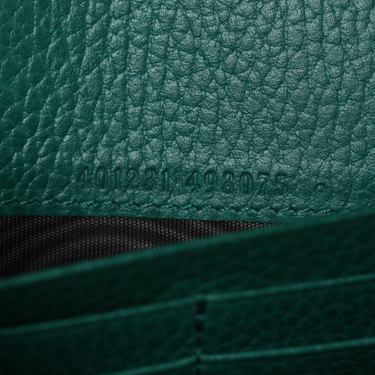 Calfskin Mini Dionysus Chain Wallet Emerald