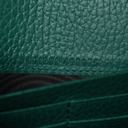 Gucci Calfskin Mini Dionysus Chain Wallet Emerald 11 of 14