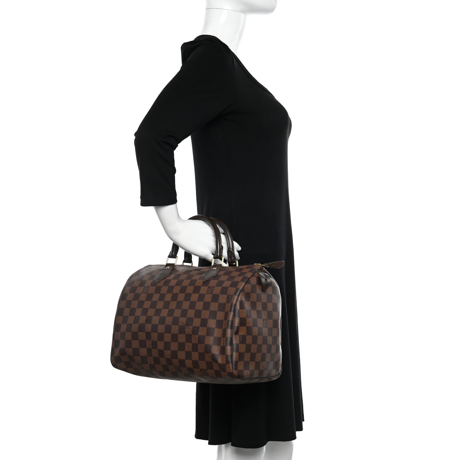 Louis Vuitton Damier Ebene Speedy 30 2 of 12