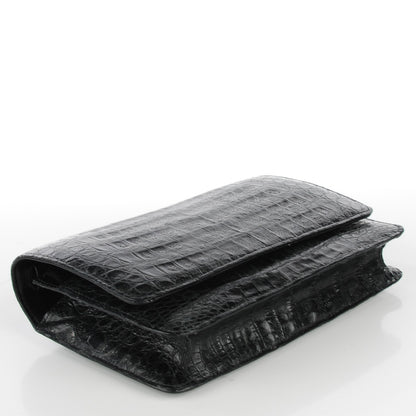 Nancy Gonzalez Crocodile Wallet On Chain Black 4 of 8