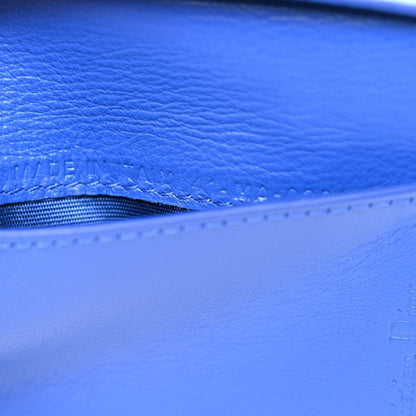 Christian Dior Patent Cannage Lady Dior Lotus Wallet Blue 7 of 7