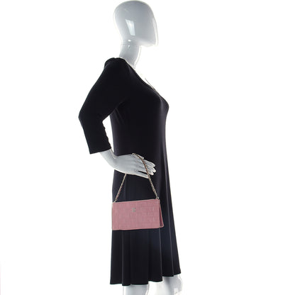 Chanel Lambskin Precious Symbols Pochette Pink 2 of 15