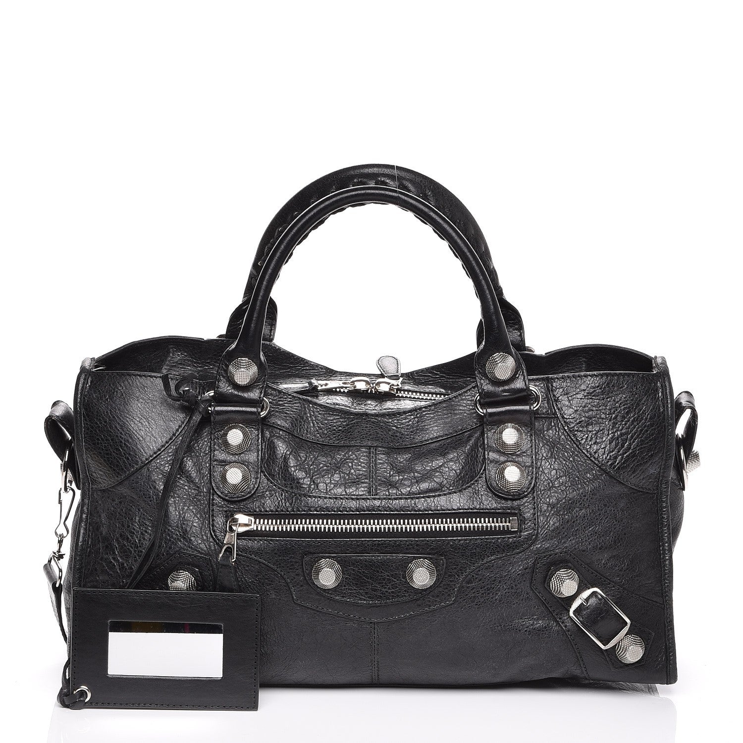 Balenciaga Agneau Giant 21 Silver Hardware Part Time Black 1 of 8