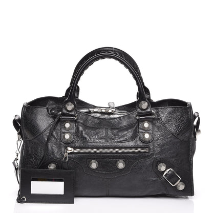 Balenciaga Agneau Giant 21 Silver Hardware Part Time Black 1 of 8