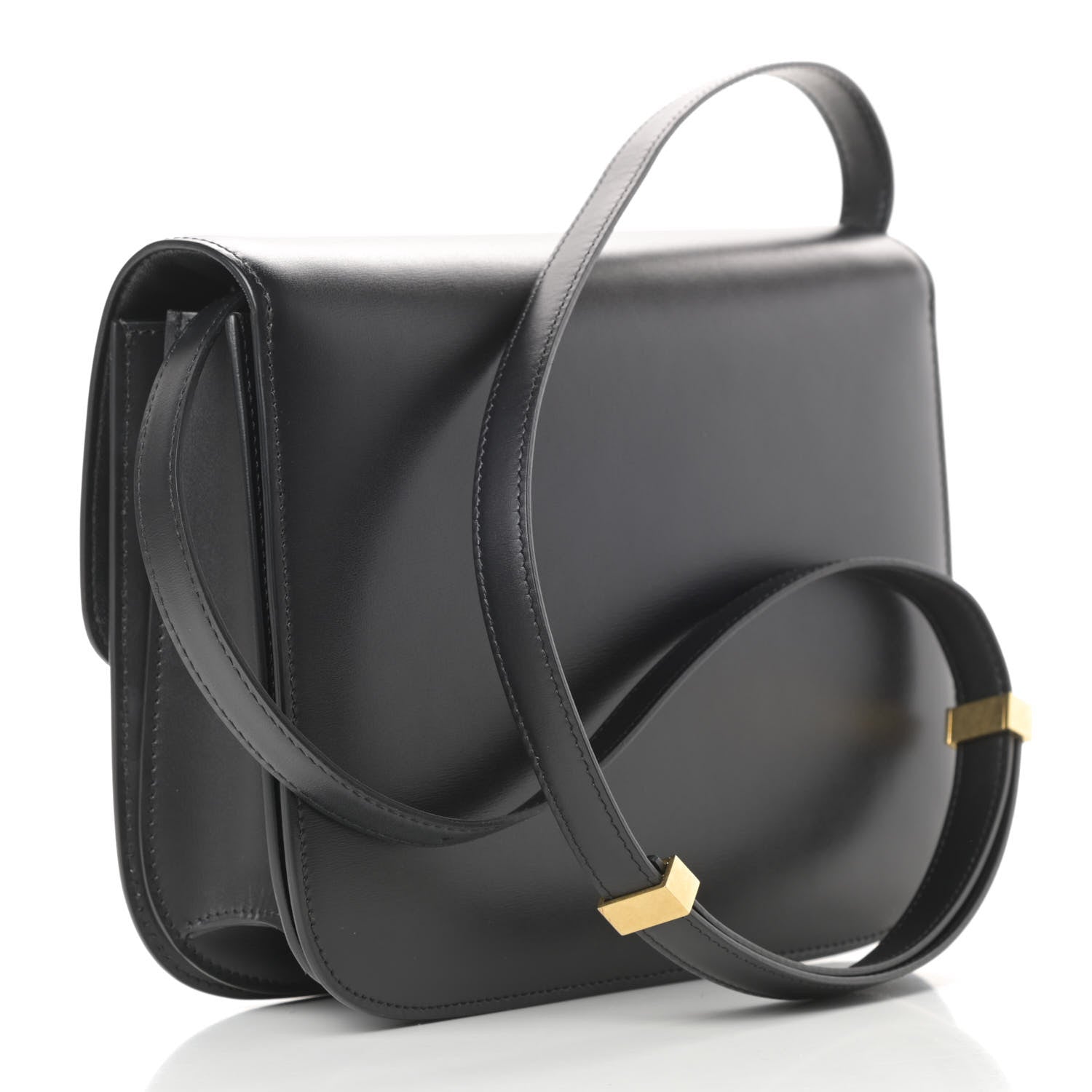 Celine Box Calfskin Medium Classic Box Flap Bag Black 3 of 11